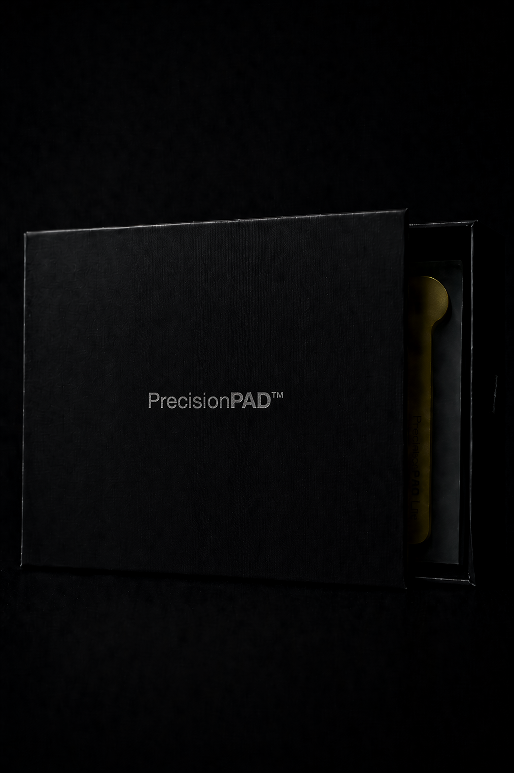 Close-up of PrecisionPAD radiopaque markers